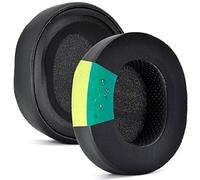 Coussinets d'oreille M50X en gel de silicone plus épais - Coussin d'oreille de rechange defean compatible avec casque ATH-M50x M50 / Arctis 7 / Arctis Series / MDR-7506 V6, mousse antibruit haute