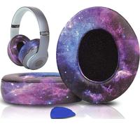 Coussinets d'oreille, Oreillettes de Remplacement pour Beats Studio 3 et Studio 2 Casque Circum-aural, Cache-Oreilles Couverts en Cuir Protéine, Supression de Bruit Mousse à Mémoire
