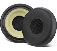 Coussinets d'oreille, Oreillettes de Remplacement pour Jabra Evolve 65/40/30/20, Evolve 65UC 65MS/40UC 40MS/ 30US 30MS 30II/20SE 20UC 20MS Casque, Mousse Haute Densité-Noir