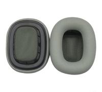 Coussinets d'oreille pour AirPods Max, cuir synthétique de qualité supérieure avec mousse à mémoire de forme, coussinets magnétiques pour écouteurs, légers et confortables, gris foncé (E)