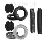 Coussinets d'oreille pour Beyerdynamic DT990 / DT880 / DT770 PRO DT 770, remplacement d'écouteurs, coussin en mousse souple, éponge, protège-oreilles en cuir 1 set Black velvet