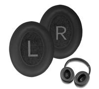 Coussinets d'oreille pour Bose QuietComfort 45 Casque Circum-aural, Housse Casque pour qc45, Cuir Protéiné Mousse Coussin pour Bose QC45 /QC SE, Coussinets de Rechange (Noir)