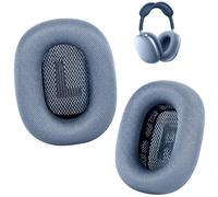 Coussinets d'oreille pour casque AirPods Max - Coussinets de rechange en maille améliorés compatibles avec Apple AirPods Max avec couche de silicone, aimant, mousse à mémoire de forme et isolation