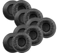 Coussinets d'oreille pour Casque Plantronics 50mm Oreillette de Remplacement Compatible avec Plantronics HW251N HW520 Blackwire 3210 3220 3225 3310 3320 3325 Jabra PRO 920 930 935 Biz 1500 (10 Pièces)