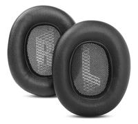 Coussinets d'oreille pour JBL E65 E65BTNC / Duet NC/Live 650 660 BTNC Casque, Oreillette de Remplacement pour JBL Live 650 660 NC Casque, Cuir Souple (Noir)