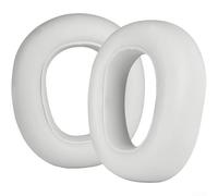 Coussinets d'oreille pour Logitech G735 - Pièce de rechange en cuir protéiné respirant - Rembourrage en mousse confortable pour casque de jeu - Blanc - Léger - 9 x 3 x 10,3 cm (A)
