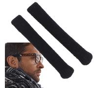 Coussinets d'oreille pour lunettes - Coussinets pour lunettes en tricot, manchons de branches de lunettes, coussinets de lunettes, support de poignée d'oreille de lunettes, embout élastique