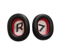 Coussinets d'oreille pour Plantronics Voyager 8200 UC, Cuir Souple (Noir) | Oreillette de Remplacement pour Backbeat Pro2 Casque