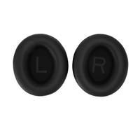Coussinets d'oreille pour Soundcore Space Q45, Coussinets d'oreille de Remplacement pour Soundcore Space Q45, Mousse à Mémoire de Forme Souple, Cuir protéiné, Confort Durable