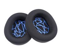 Coussinets d'oreille pour SteelSeries Arctis 3/5/7 1 paire Noir + Bleu