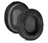 Coussinets d'oreille pour SteelSeries Arctis Prime/1/3/5/7/9/9X/Pro 1 paire Le noir