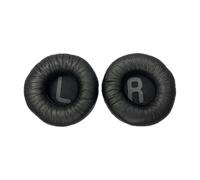 Coussinets d'oreille pour Tune600/T500BT/510BT/520BT/T450BT/T450 Casque, Oreillette de Remplacement pour JBL Tune600BTNC/JR300/JR300BT/JR310/JR310BT Casque, Cuir Souple (Noir)
