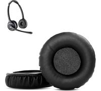 Coussinets d'oreilles compatibles avec Le Casque Plantronics Savi W720 Coussin de Remplacement pour Oreille (Cuir Protéiné/Mousse à Mémoire)