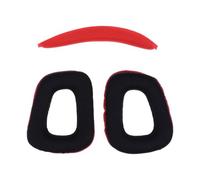Coussinets d'Oreillette de Rechange pour Casque G930 G430 | Mousse Douce, Maille Polyester Respirante, Paire d'Embouts et Coussinet de Bandeau Rouge pour Écoute Prolongée