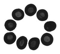 Coussinets D'oreillette pour Casque 5cm en Mousse Noire, Lot de 30