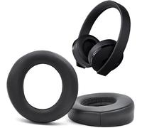 Coussinets dorés 7.1 compatibles avec les casques Sony PS4 Gold 7.1 Quad - En cuir synthétique noir et coussinets en mousse