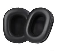Coussinets en cuir protéiné pour casque Logitech G Pro X 2ème génération, velours respirant, design doux à clipser pour jeu pour les sessions (peau protéinée, noir)