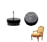 Coussinets en Feutre à clouer pour Pieds de Chaise,20 Coussinets de Meubles - Patins en Feutre pour chaises, Patins de Meubles pour Tables en Bois, cabinets de curiosités, chaises, Bureaux