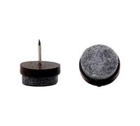 Coussinets en feutre à clouer pour pieds de chaise,Coussins de chaise en | Coussinets de pieds de chaise Coffres en cèdre, vitrines, bureaux, meubles en bois, tables, commodes, 20 paquets#R Marron#R