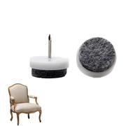 Coussinets en feutre à clouer pour pieds de chaise,Coussins de chaise en | Coussinets de pieds de chaise Coffres en cèdre, vitrines, bureaux, meubles en bois, tables, commodes, bi 20 paquets#H Blanc#H