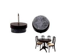 Coussinets en feutre à clouer pour pieds de chaise,Coussins de chaise en | Coussinets de pieds de chaise Coffres en cèdre, vitrines, bureaux, meubles en bois, tables, commodes, 20 paquets#C Marron#C