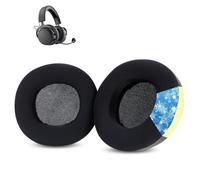 Coussinets en gel rafraîchissant MMX200 pour casque Beyerdynamic MMX100 | (Ne convient pas au MMX300) Coussinets d'oreille de rechange en cuir protéiné de qualité supérieure Isolation du bruit - Noir