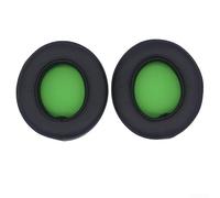 Coussinets en mousse à mémoire de forme pour Razer 7.1 V2 - Confort amélioré, compatibles avec casque 7.1 V2 - Housse de protection en cuir (vert)