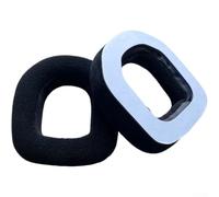 Coussinets en mousse de rechange pour casque Logitech pour Astro A10, housses en tissu doux pour un confort amélioré, noir
