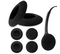 Coussinets en Mousse pour Casque Audio 6cm - Lot De 3 Paires De Rembourrage Doux Et Respirant - Compatible Logitech H390 H600 H609 H760 - Confort Longue Durée pour Bureau Et Gaming