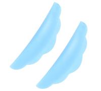 Coussinets en Silicone pour Cils, 5 Paires Bleus Réutilisables | Pose Ordonnée des Cils, Compatible Agents de Permanente, Usage Salon et Maquillage Personnel
