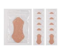 Coussinets invisibles pour la transpiration - Patch autocollant absorbant la transpiration pour les aisselles de 10 cm | Tissu élastique en coton fin pour homme et femme | Bouclier de transpiration en