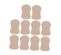 Coussinets Khaki Aisselles Coton Anti-transpiration pour 10 Pièces | Adhérence, Absorbe la Transpiration, Coupe Ajustable, Protège des Traces Humides, Lot Pratique