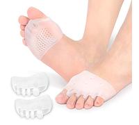 Coussinets Métatarsiens Respirants, Gel Séparateurs d'Orteil avec Coussinet pour Avant-pied, Protecteur Correcteur Bunion Coussin de Soulagement de la douleur, Prévenir les callosités de frottement