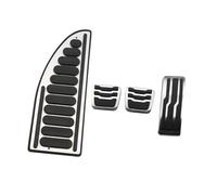 Coussinets Pédale Embrayage Couvre-pédale Frein Gaz En Acier Inoxydable Pour Ford Pour Everest Ranger 2016-2023 Pièces Accessoires AT MT(4Pcs MT with rest)