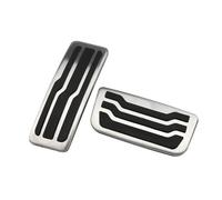 Coussinets Pédale Embrayage Couvre-pédales Voiture Acier Inoxydable Pour Ford Pour Ranger Pour Everest 2015-2022 Accélérateur Carburant Gaz Frein(AT)