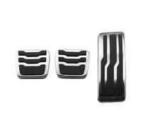 Coussinets Pédale Embrayage Pédales Voiture Acier Inoxydable Pour Ford Pour Everest Pour Ranger 2016-2023 AT MT Pièces Et Accessoires(3Pcs MT)