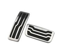 Coussinets Pédale Embrayage Pédales Voiture Acier Inoxydable Pour Ford Pour Everest Pour Ranger 2016-2023 AT MT Pièces Et Accessoires(2Pcs AT)