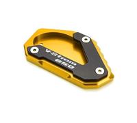 Coussinets Pieds étendus Plaque D'extension De Support Latéral De Pied De Moto CNC Couvercle De Valve De Pneu pour Suzuki pour V-Strom 650/XT 650 DL650(Style 5)