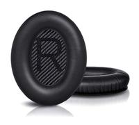 Coussinets pour Bose QC35 I/II, QC25, QC15, QC 2 AE 2, AE 2i, AE 2w, SoundTrue, SoundLink Le noir