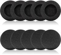 Coussinets pour Casque Jabra Coussinets d'oreille de Rechange pour Jabra Pro 920 930 9450 9460 Biz 1500 2400 Plantronics Blackwire 3210 3220 3320 C3225 HW261N HW510 HW520 (10 Pièces).[G552]