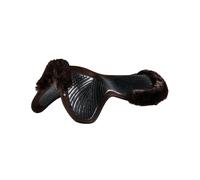 Coussinets pour cheval en gel double face , bord en peau de mouton Acavallo CC Marron Taille 3