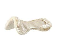 Coussinets pour cheval thérapeutique en gel , peau de mouton intégrale Acavallo GP CC Blanc M