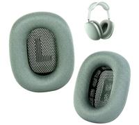 Coussinets pour écouteurs AirPods Max, en maille, compatibles avec Apple AirPods Max, avec couche en silicone, aimant, mousse à mémoire de forme et isolation phonique (vert)