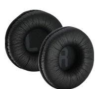 Coussinets pour JBL T450BT/T500BT/Tune 600BTNC Coussinets d'oreille en Cuir 1 Paire Noir