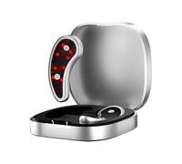 Coussinets Pour Les Yeux À Lumière Rouge LED, Fonction Minuterie Pour Une Utilisation Sûre, Masseur Oculaire Sans Fil 7,5 X 7,5 X 2,4 Cm Avec 3 Modes, Traitement À La Lumière Rouge Raffermissant, Idéa