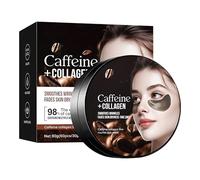 Coussinets Pour Les Yeux | Pack De 60 Coussinets Anti-déchirures - Masque Pour Les Yeux En Gel De Collagène Et De Caféine | Hydratant Contre Cernes Sous - Lisse Pattes D'oie Et Si