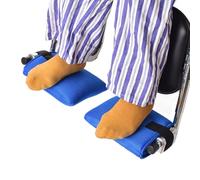 Coussinets pour repose-pieds de fauteuil roulant, 1 paire de housses confortables antidérapantes pour fournitures de santé, remplacement pour repose-pieds de fauteuil roulant, pour patients