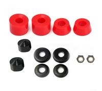 Coussinets pour skateboard de 17,8 cm compatibles avec les skateboards, longboards et planches de surf Land en polyuréthane pour une meilleure élasticité (rouge)