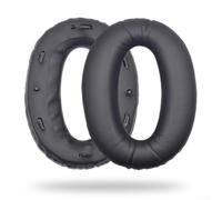 Coussinets pour Sony WH-1000XM2 PU Souple Coussinets pour Sony(Black) | PU doux, compatible WH-1000XM2, confort toute la journée, finition élégante et or