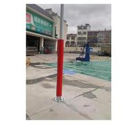 Coussinets ronds pour poteaux et colonnes de 1,5 m de haut, en noir, blanc, jaune, gris et bleu pour envelopper des poteaux en métal/bois, coussinets de protection pour poteaux de basket-ball pour